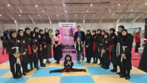 حضور گروه نینجای فارس و اجرای نینجوتسو ایران در نمایشگاه بینالمللی شیراز